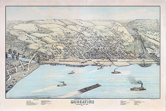 Muscatine Map
