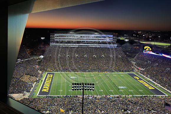 We won 14 to 7! Go Hawkeyes!